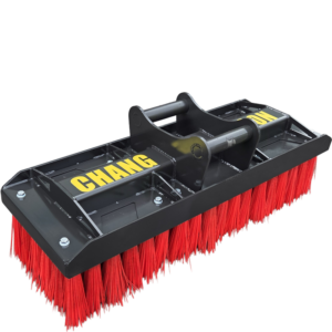 Sweeper Broom - excavator attachment by Changwoon Industry, Korea